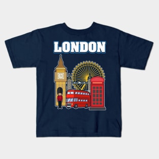 London Souvenir Gift Kids T-Shirt